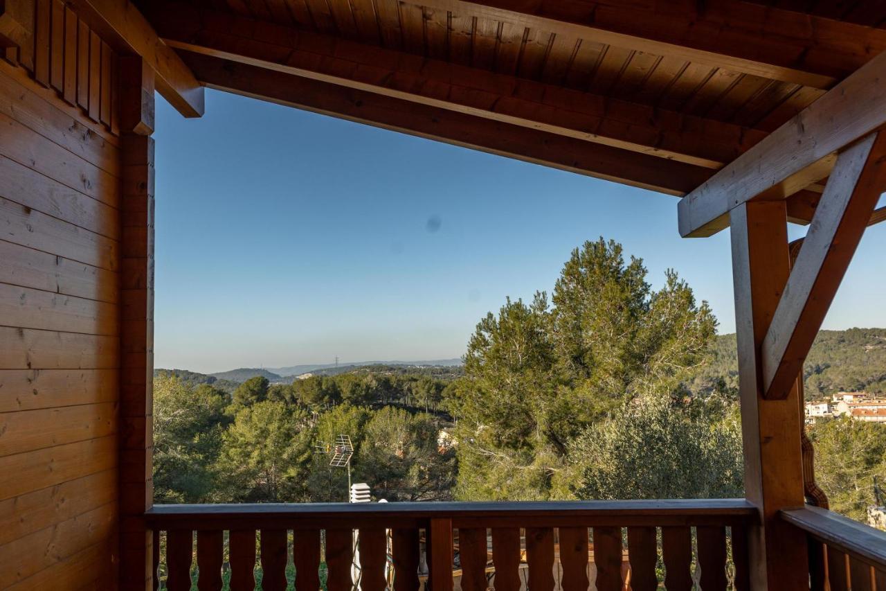 Casa De Madera En Calafell Villa Ngoại thất bức ảnh