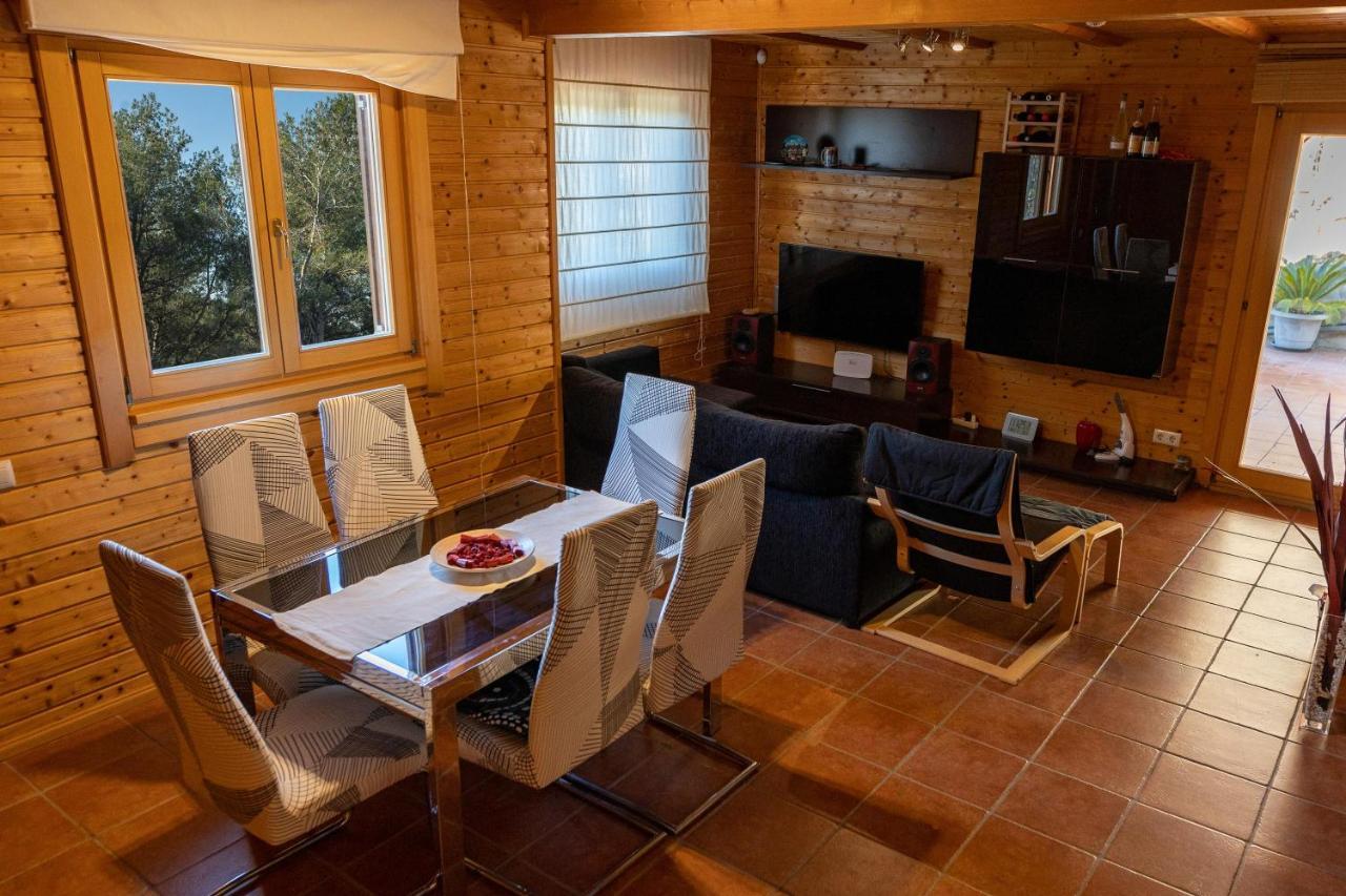 Casa De Madera En Calafell Villa Ngoại thất bức ảnh