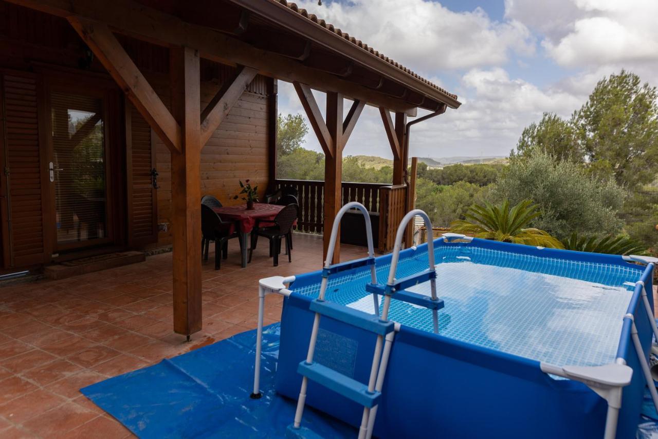 Casa De Madera En Calafell Villa Ngoại thất bức ảnh